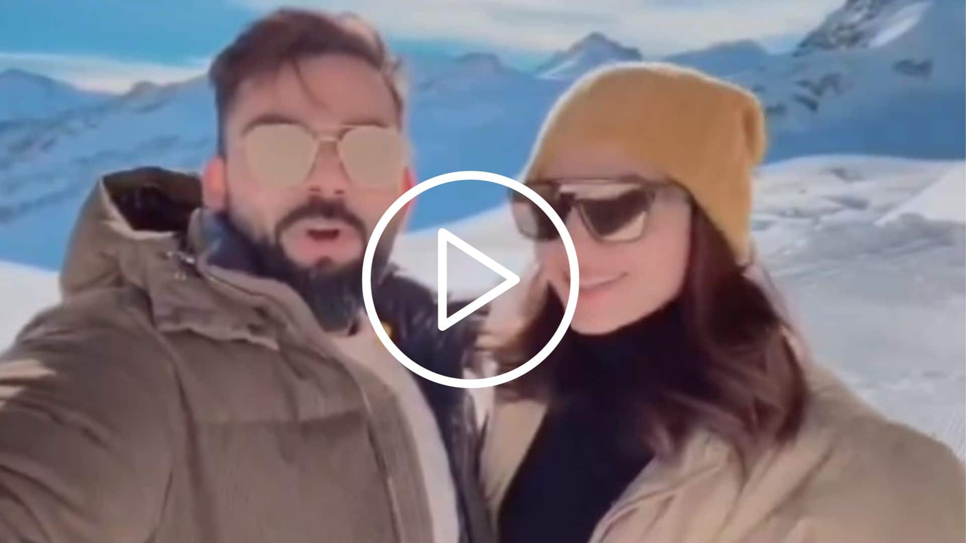 [Watch] When Virat Kohli And Anushka Sharma Extended New Year Wishes To Fans From A Glacier